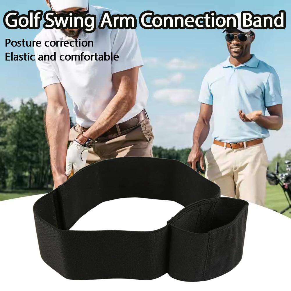 Golf Equipment Guide - ゴルフスイング姿勢矯正バンド プロ仕様の弾性アームジェスチャーガイド 正確なスイング練習用具 トレーニング補助具