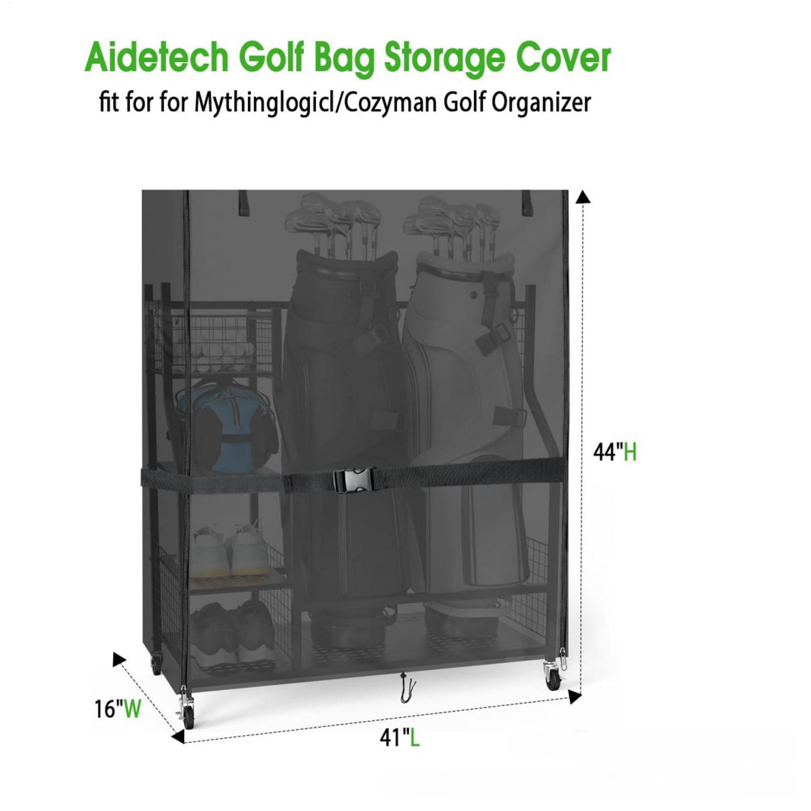 ゴルフバッグスタンドカバーオックスフォード防塵防水ガレージオ - Golf Equipment Organizer For Garage のレビューと価格