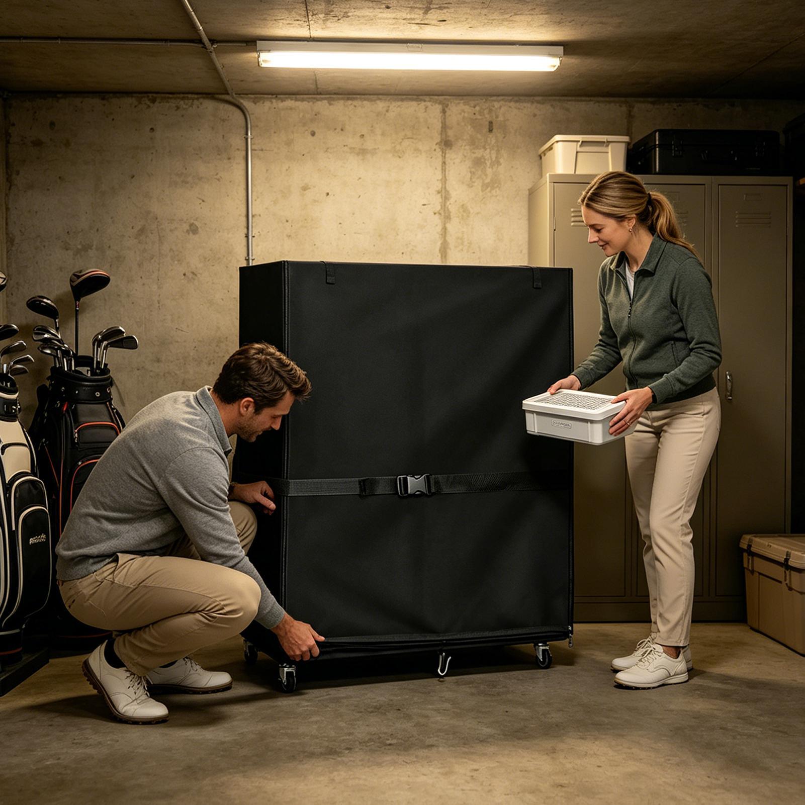 ゴルフバッグスタンドカバー オックスフォードガレージオーガナ - Golf Equipment Organizer For Garage のレビューと価格